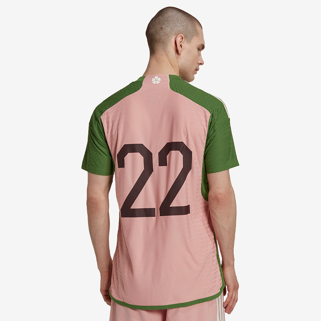 adidas Japan 2022 Third Shirt - Wonder Mauve/Crew Green - Mens Replica