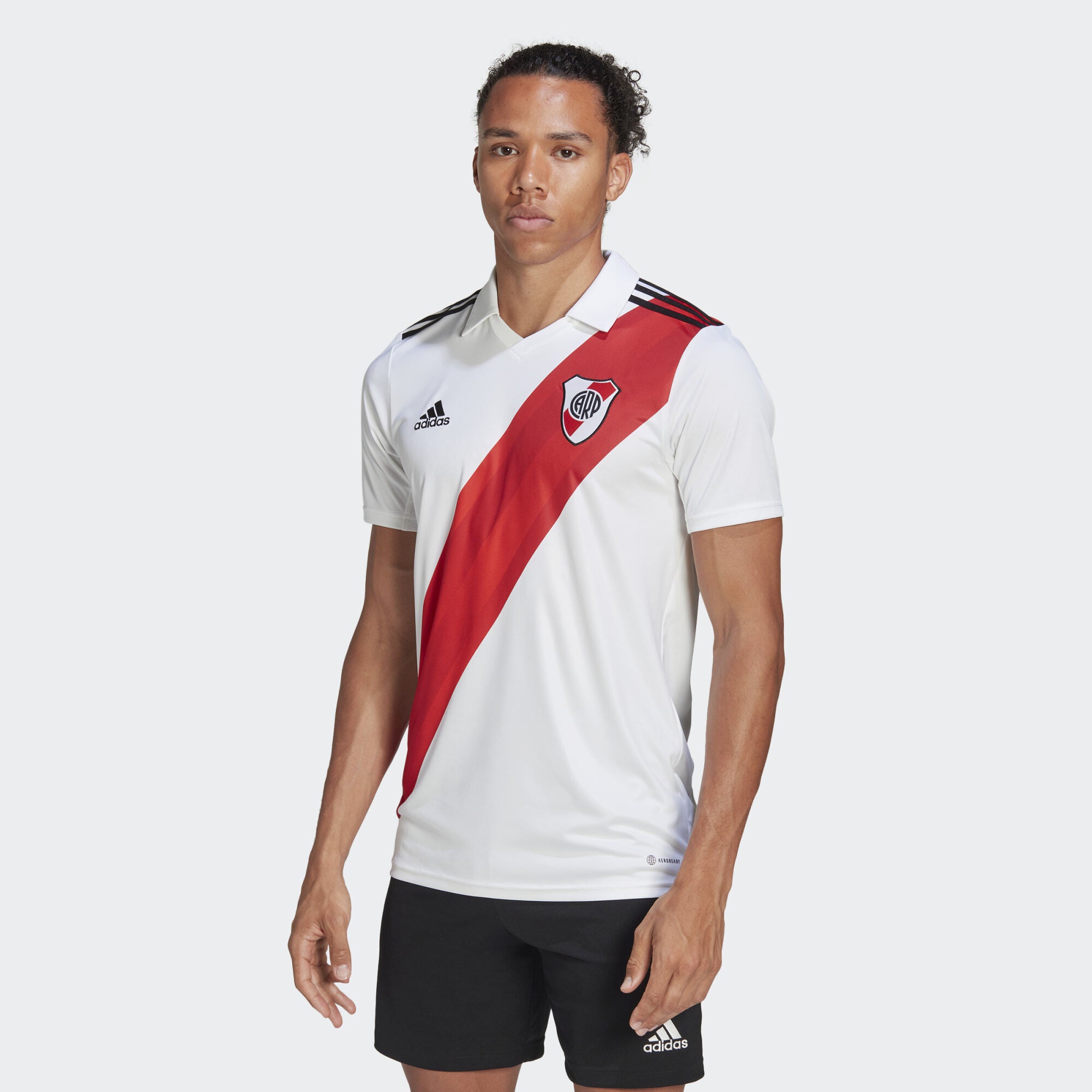 adidas River Plate 22/23 Home Shirt - White - Mens Replica