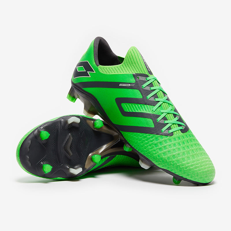 Lotto Zhero Gravity Ultra FG, Chaussures De Foot à Lacets, Blanc, Pointure 9.5 UK/10.5 US