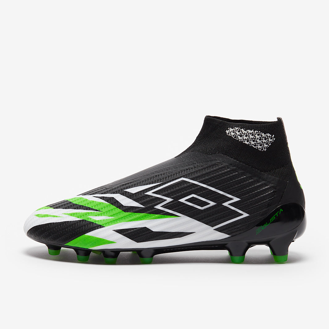Lotto Solista 100 VI Gravity FG - Black/White/Spring Green - Mens