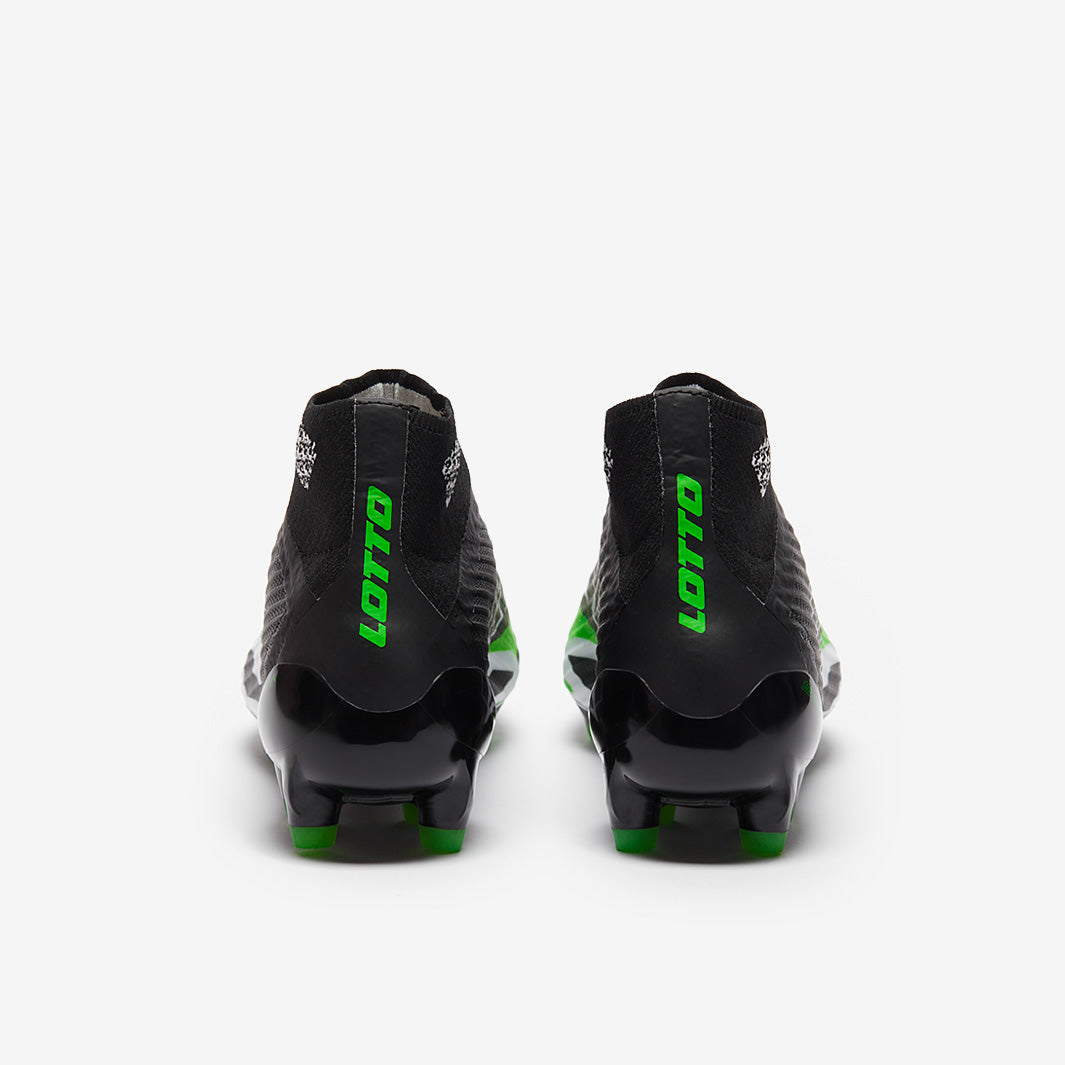 Lotto Solista 100 VI Gravity FG - Black/White/Spring Green - Mens