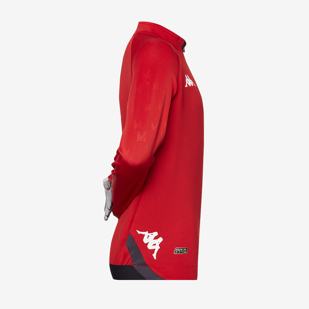 Kappa Kids AS Monaco 22/23 Training top - Red/Grey - Boys Replica