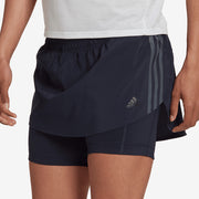 adidas Womens Run Icons 3-Stripes Running Skort