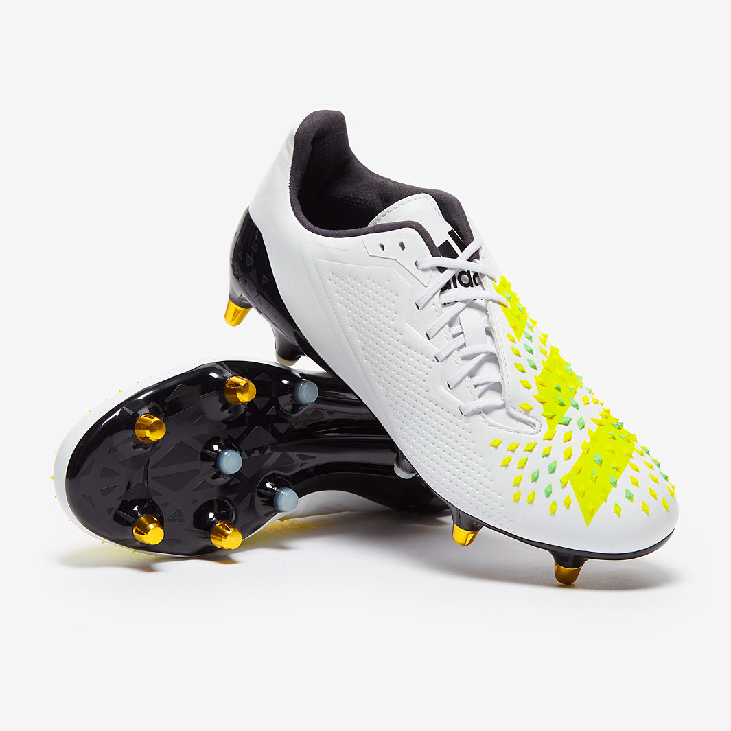 adidas Predator Malice SG - White/Beam Yellow/Core Black - Mens Boots