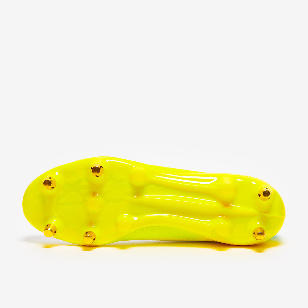 adidas Adizero RS7 SG - White/Core Black/Beam Yellow - Mens Boots