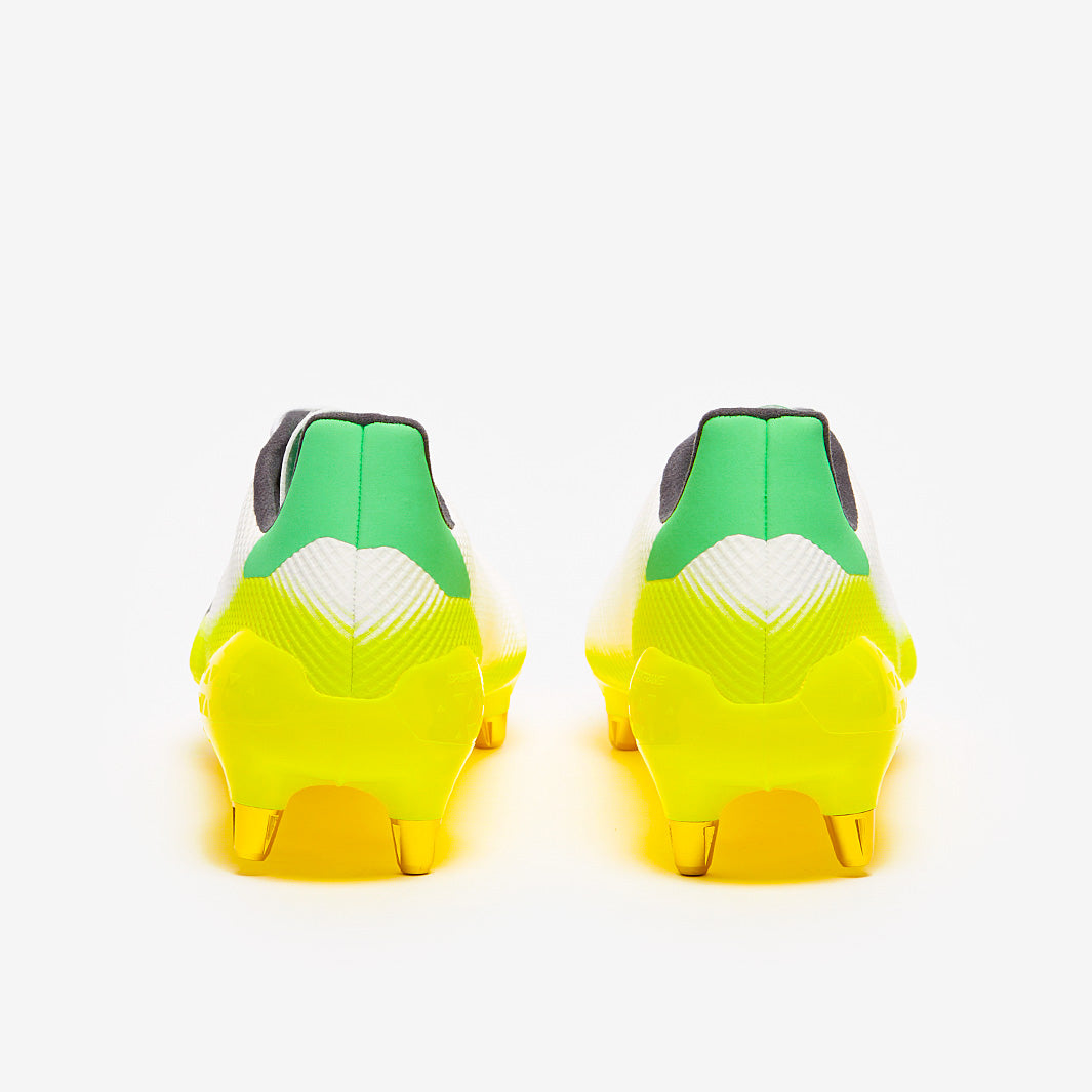 adidas Adizero RS7 SG - White/Core Black/Beam Yellow - Mens Boots
