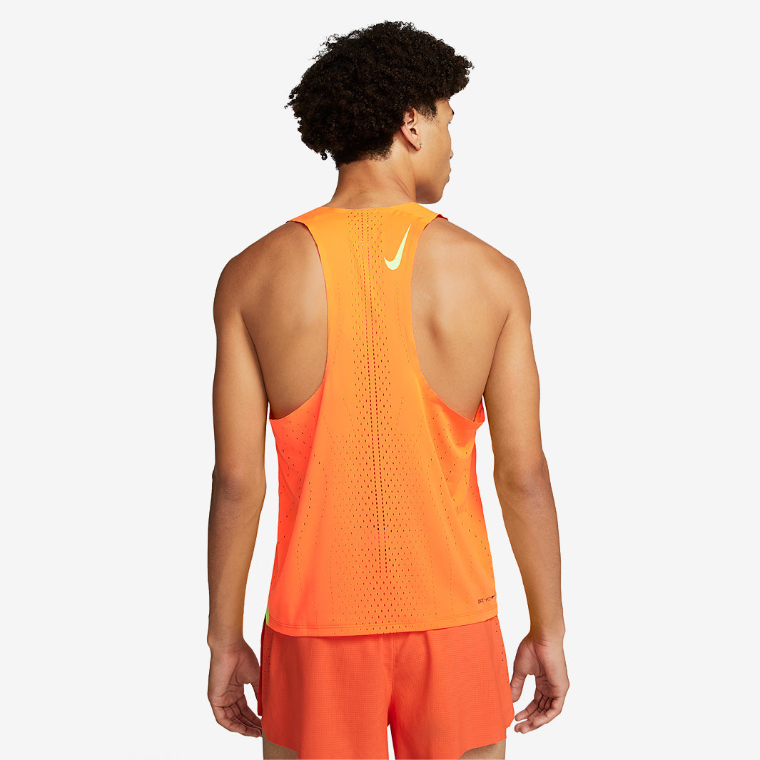 NIKE DRI-FIT ADV シングレット　オレンジ　Mサイズ Nike Dri-FIT ADV Aeroswift Racing Singlet - Total Orange/Ghost