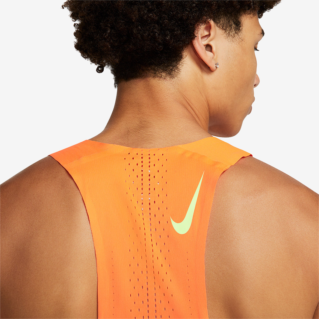 Nike Dri-FIT ADV Aeroswift Racing Singlet - Total Orange/Ghost