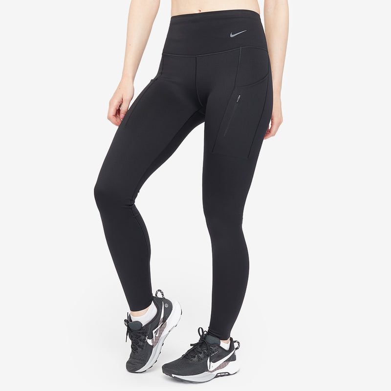 Nike Womens Dri-FIT Go Mid-Rise Leggings