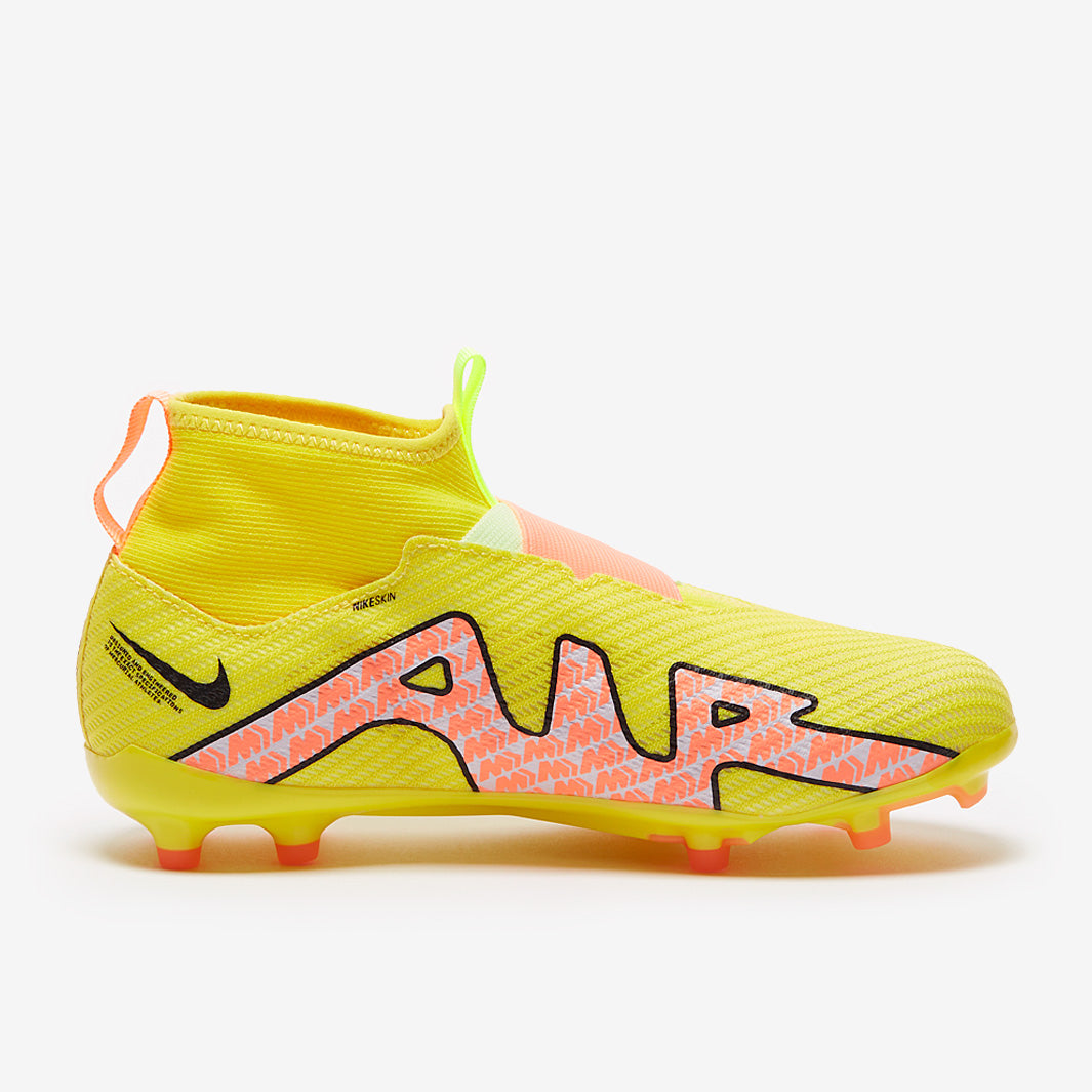 Nike Kids Air Zoom Mercurial Superfly IX Pro FG - Yellow Strike