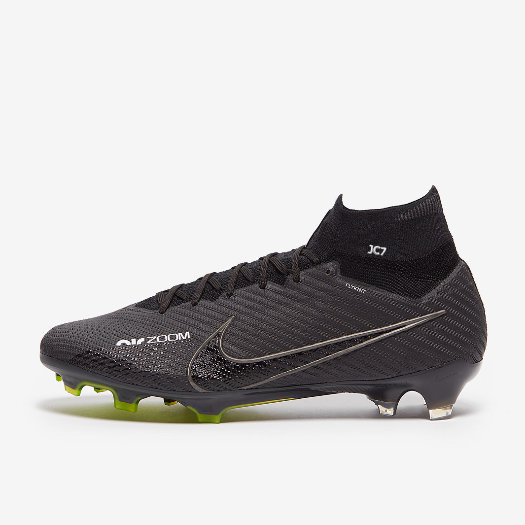 Nike Air Zoom Mercurial Superfly IX Elite FG - Black/Dk Smoke Grey