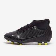 Nike Kids Mercurial Superfly IX Club FG/MG - Black/Dk Smoke Grey/Summit White/Volt