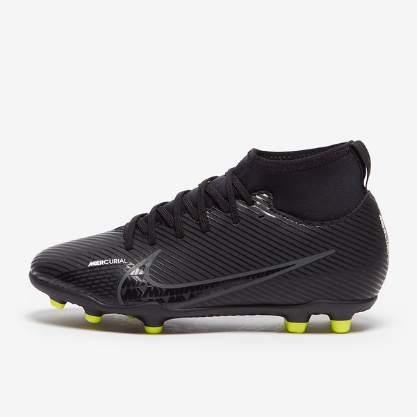 Nike Kids Mercurial Superfly IX Club FG/MG - Black/Dk Smoke Grey/Summit White/Volt