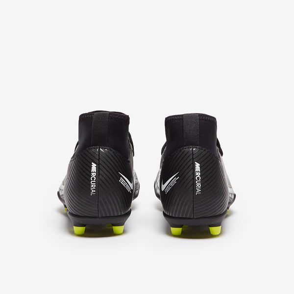 Nike Kids Mercurial Superfly IX Club FG/MG - Black/Dk Smoke Grey/Summit White/Volt