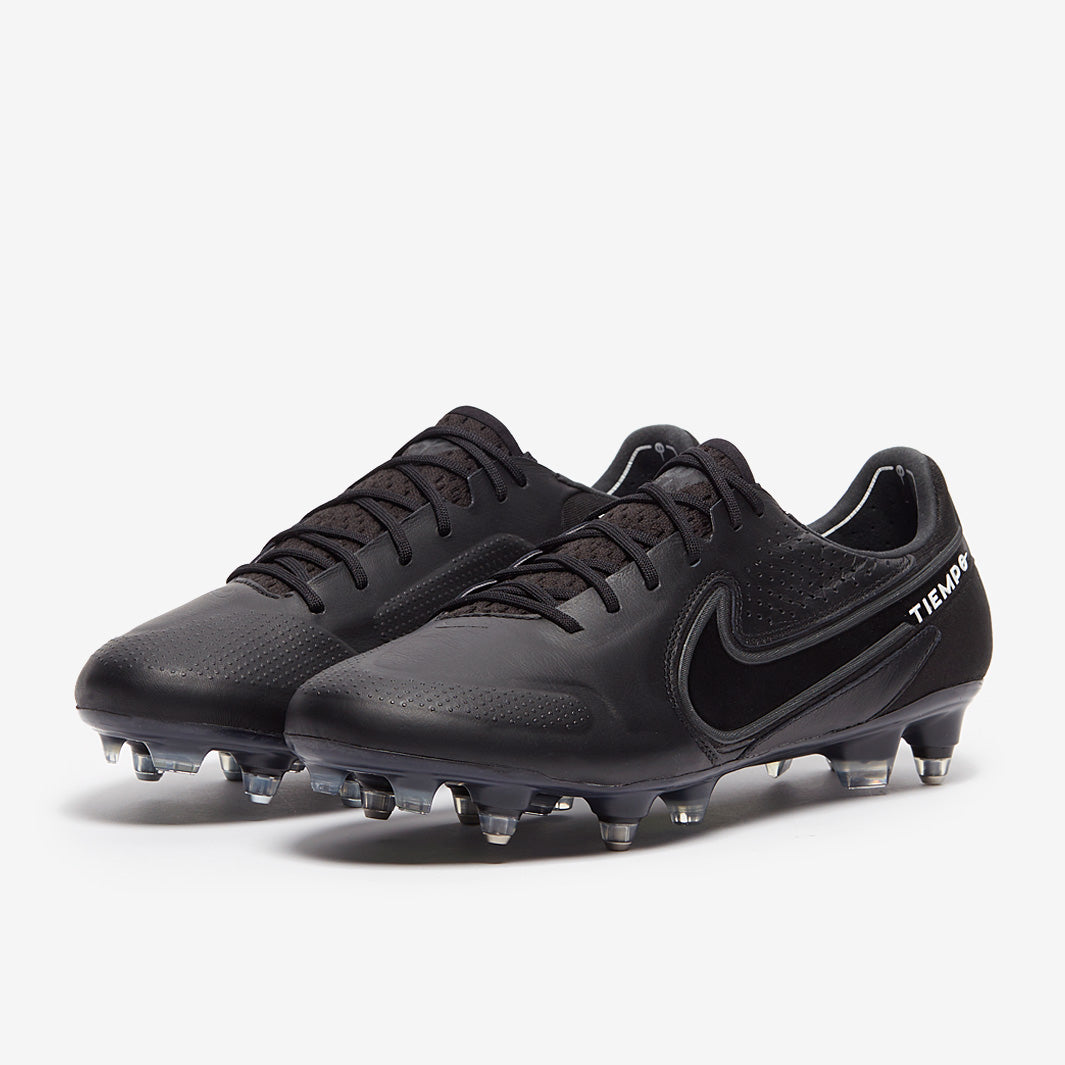 Nike Tiempo Legend IX Elite SG Pro Anti Clog - Black/Dark Smoke