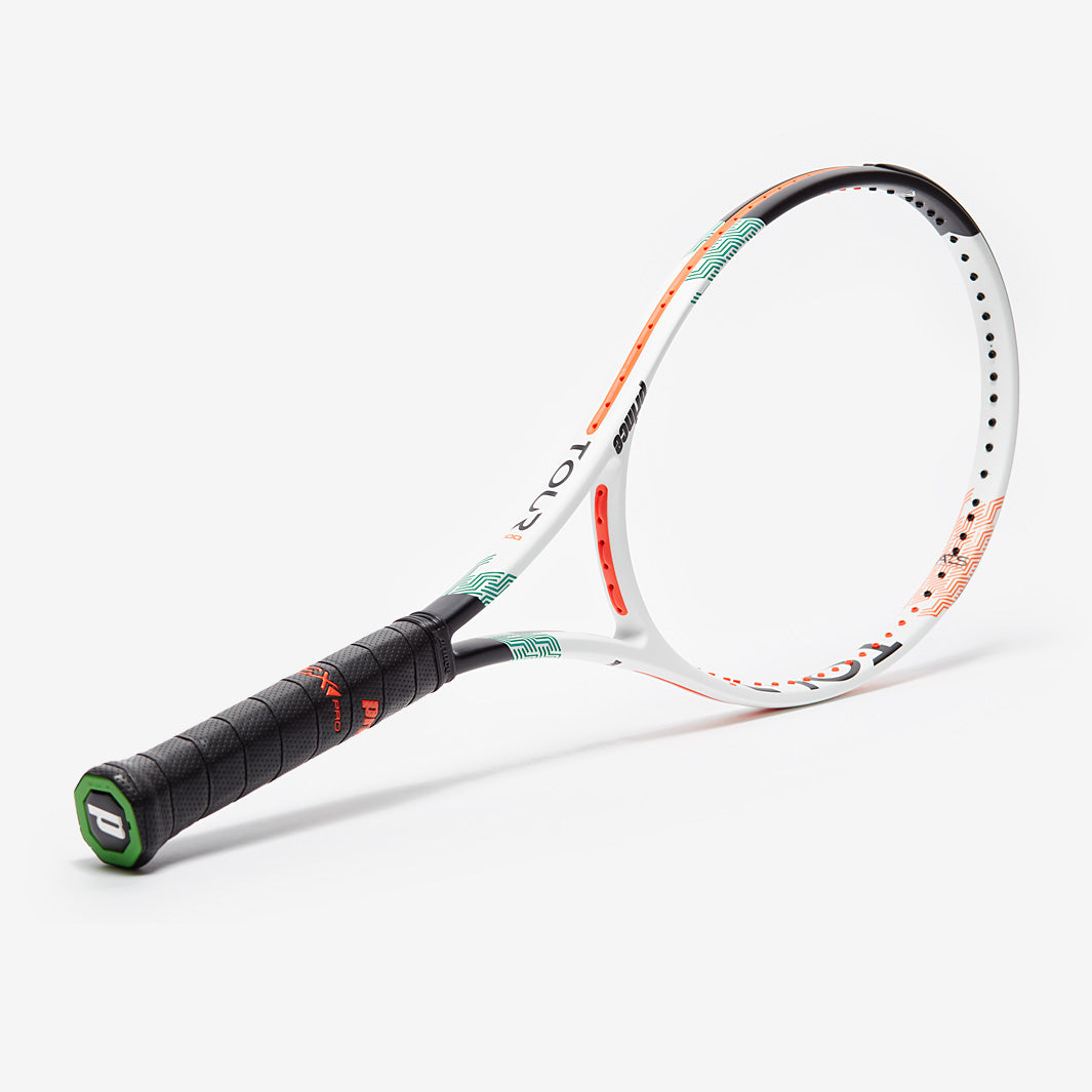 Prince Tour 100 (310g) Unstrung - White/Orange - Mens Rackets