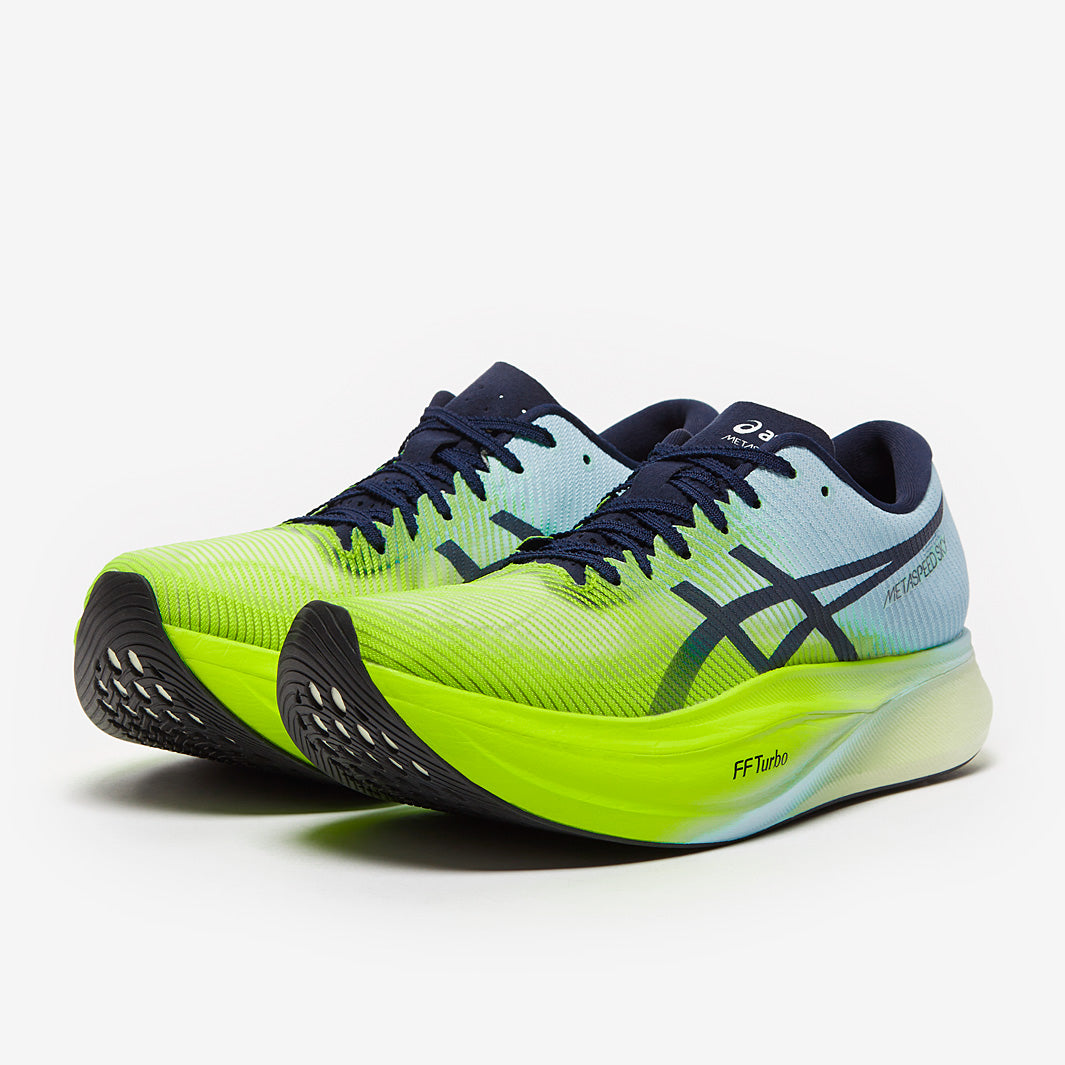 ASICS Unisex Metaspeed Sky Plus - Hazard Green/Sky - Mens Shoes
