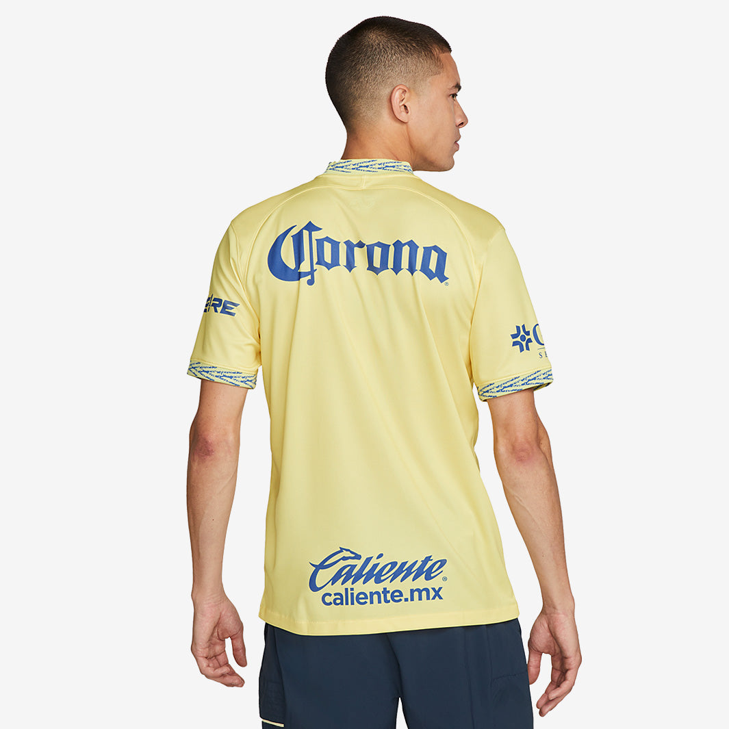 Nike Club America 22/23 Dri-Fit Stadium SS Home Shirt - Lemon