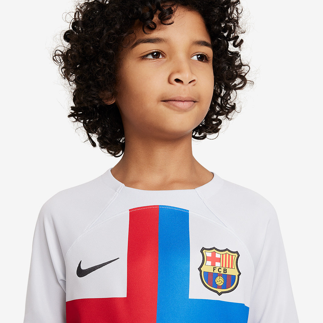 Nike FC Barcelona 22/23 Kids Dri-Fit SS Third Shirt