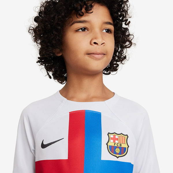 Nike FC Barcelona 22/23 Kids Dri-Fit SS Third Shirt