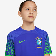 Nike Brazil 2023 Kids Dri-Fit SS Away Shirt