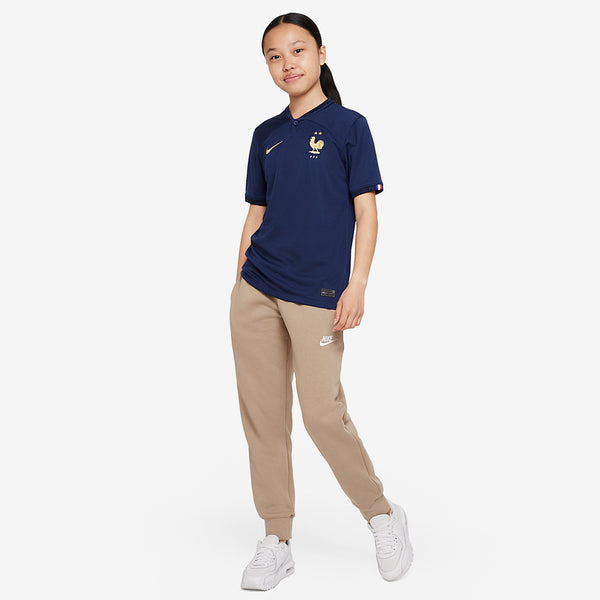 Nike France Kids 2023 Dri-Fit SS Home Shirt
