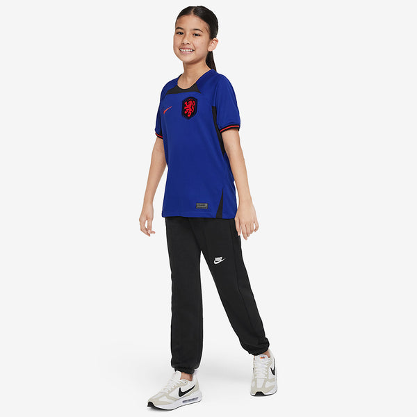 Nike Netherlands 2023 Kids Dri-Fit Stadium SS Away Shirt