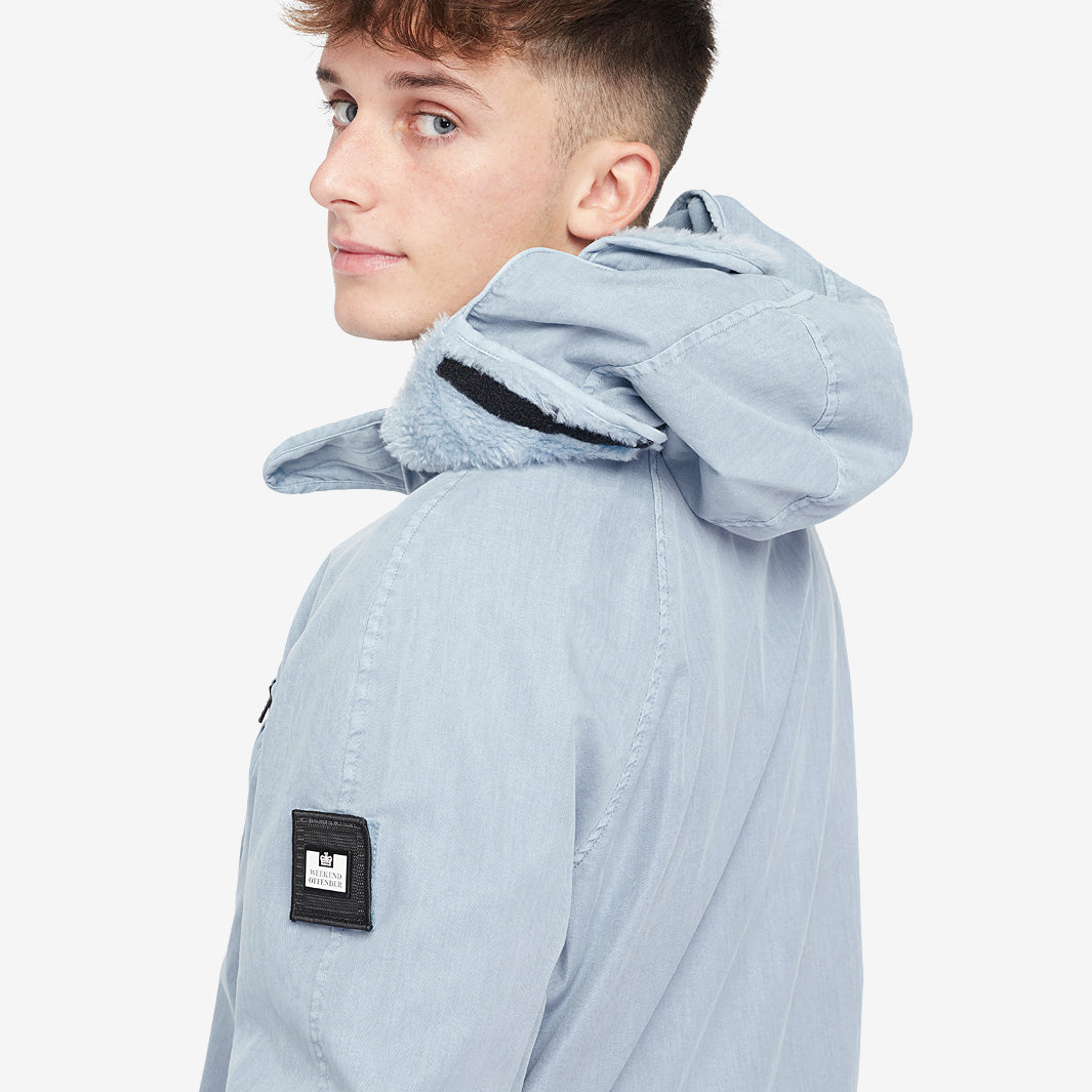 Weekend Offender Dakar Parka - Ice Blue - Tops - Mens Clothing