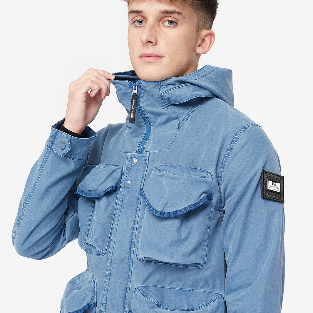 Weekend Offender Cotoca Jacket - Deep Blue - Tops - Mens Clothing
