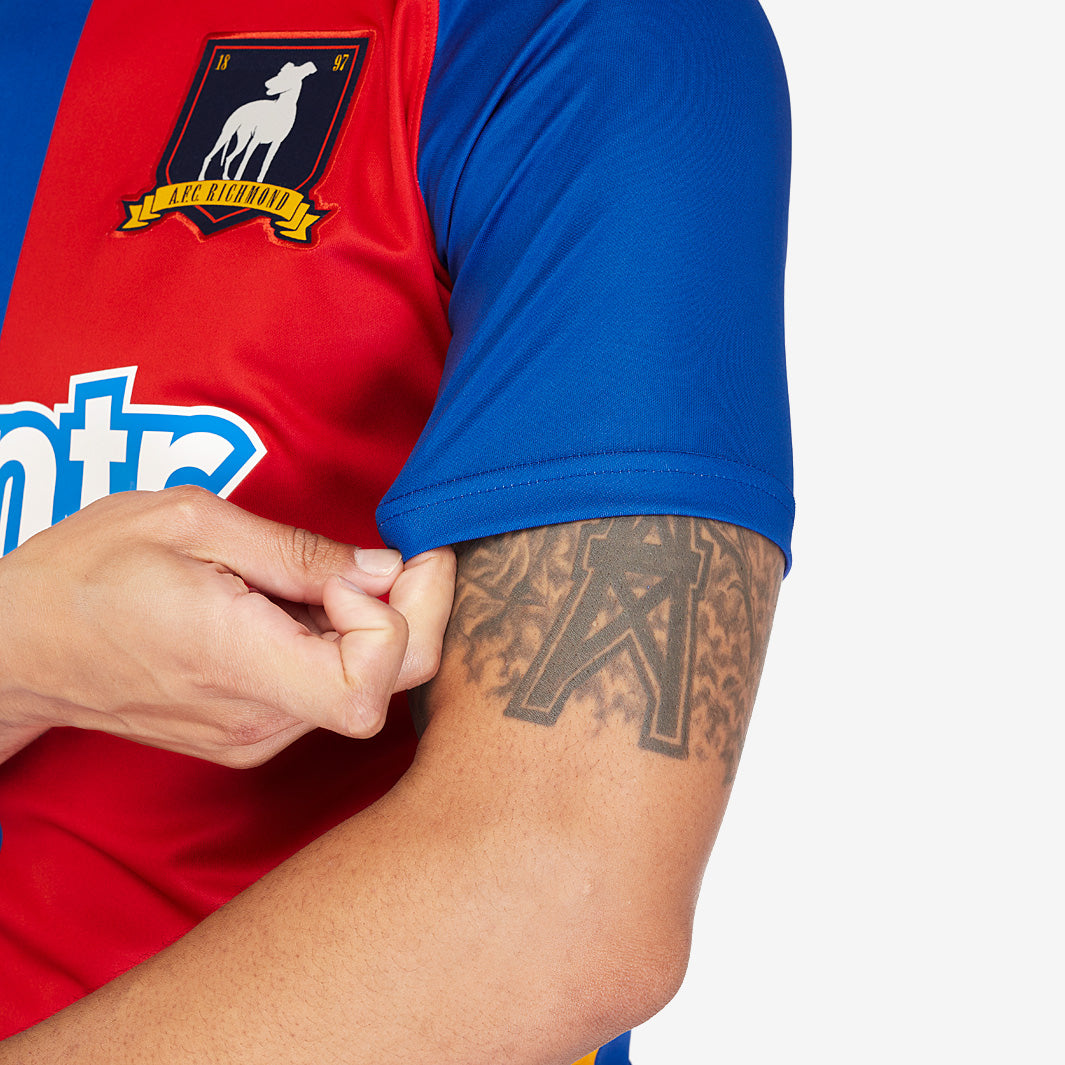 Nike AFC Richmond Home Stadium Shirt - Red/Blue - Mens Replica