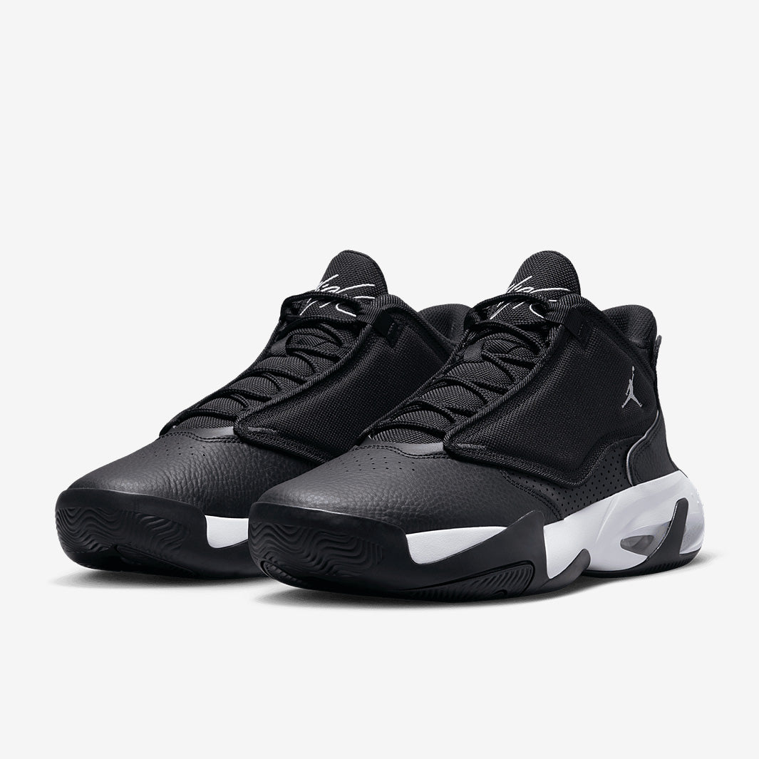 Jordan Max Aura 4 - Black/Metallic Silver/White - Mens Shoes