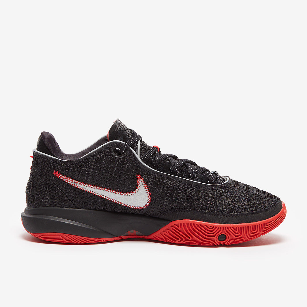 Nike LeBron XX - Black/Black/University Red - Mens Shoes