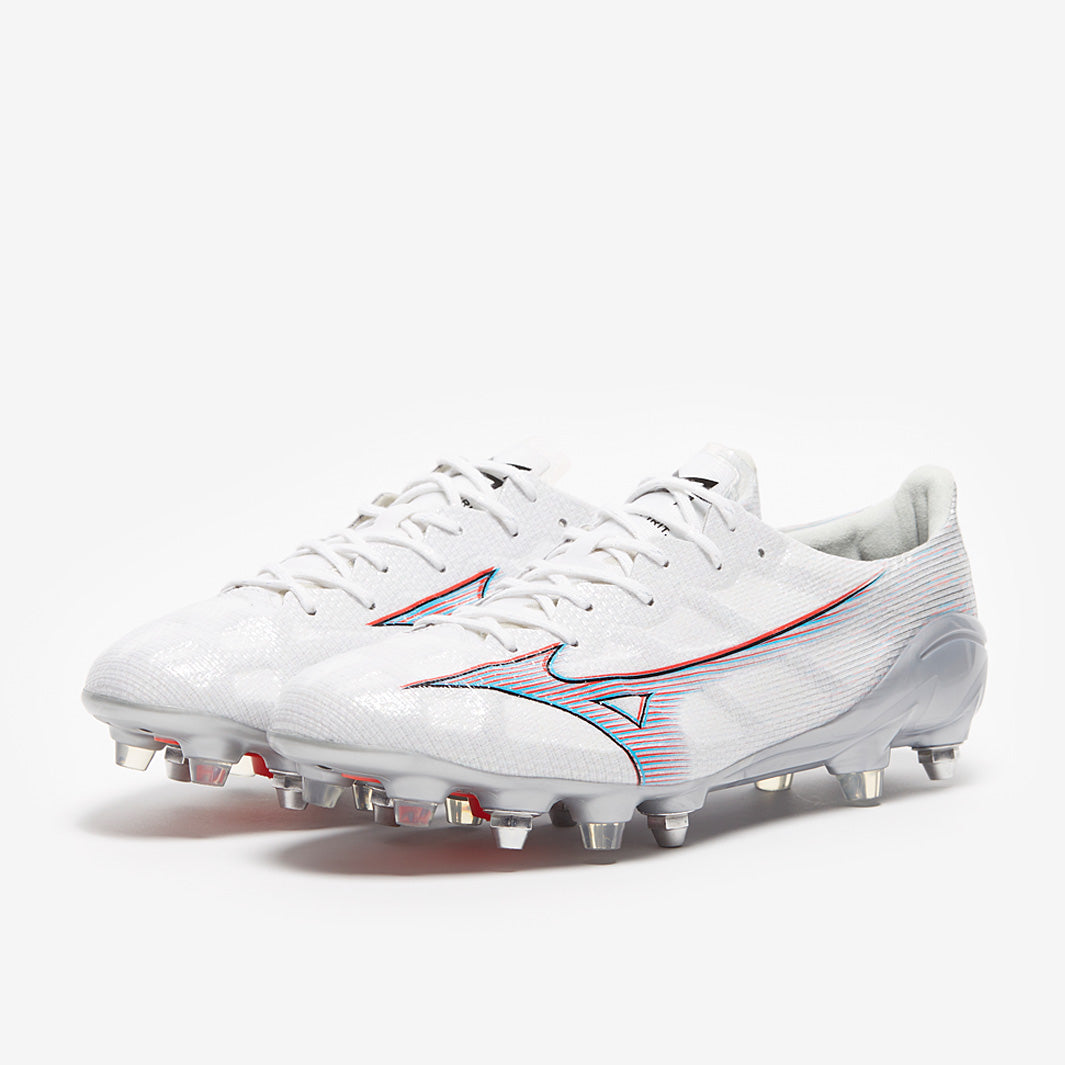 Mizuno Alpha Made In Japan SG Mix - White/Ignition Red/801 C