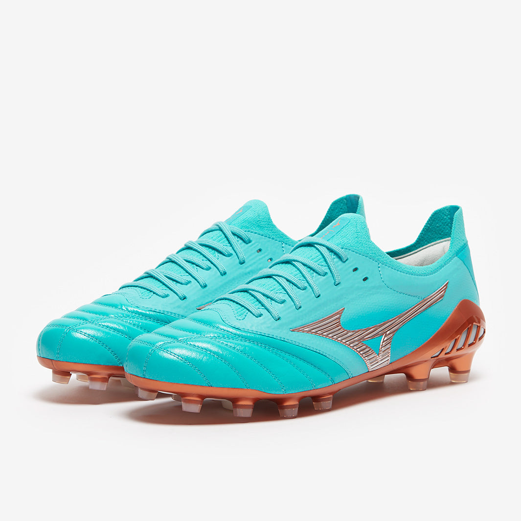 Mizuno Morelia Neo III Beta Made In Japan FG - Blue Curacao/Galaxy