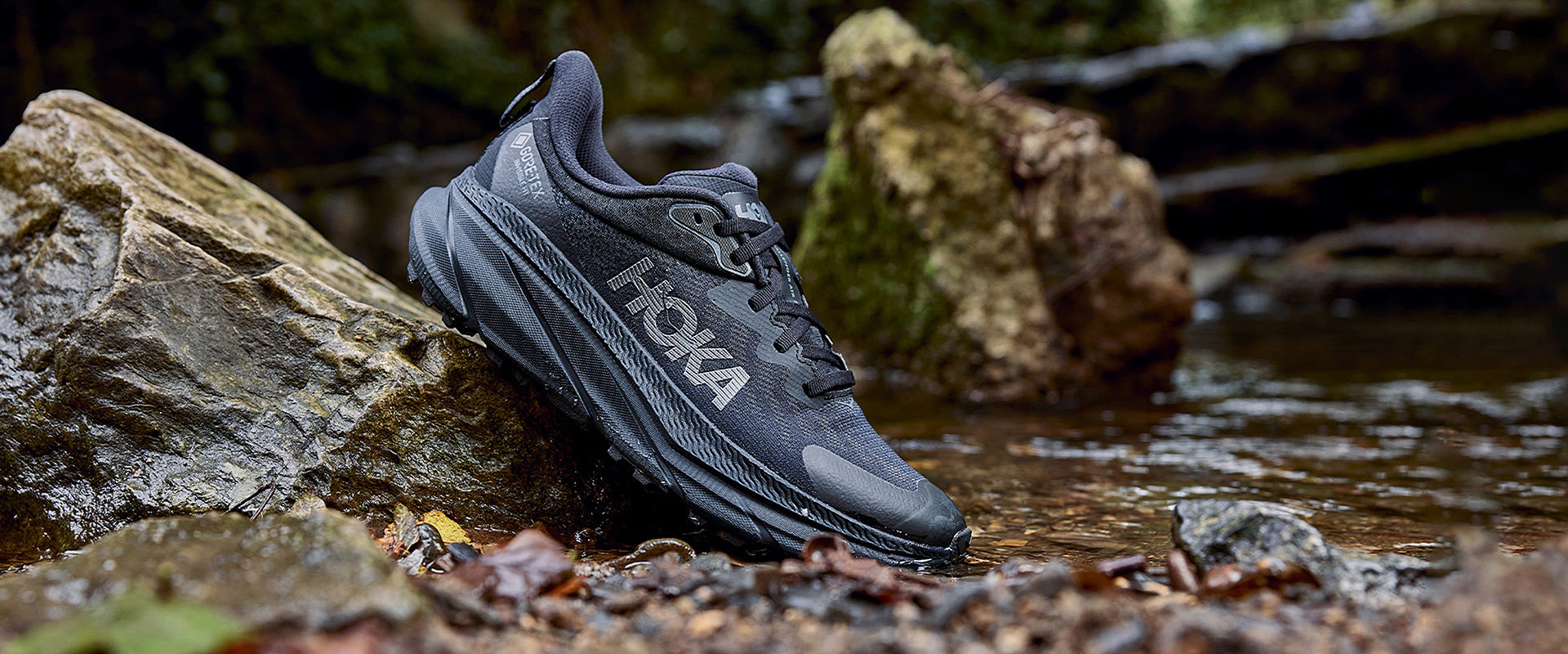 37%OFF!処分価格！ラスト1！！ QS　BREAK　BLACK 8ft Hoka Challenger 7 Gore-TEX - Black/Black - Mens Shoes