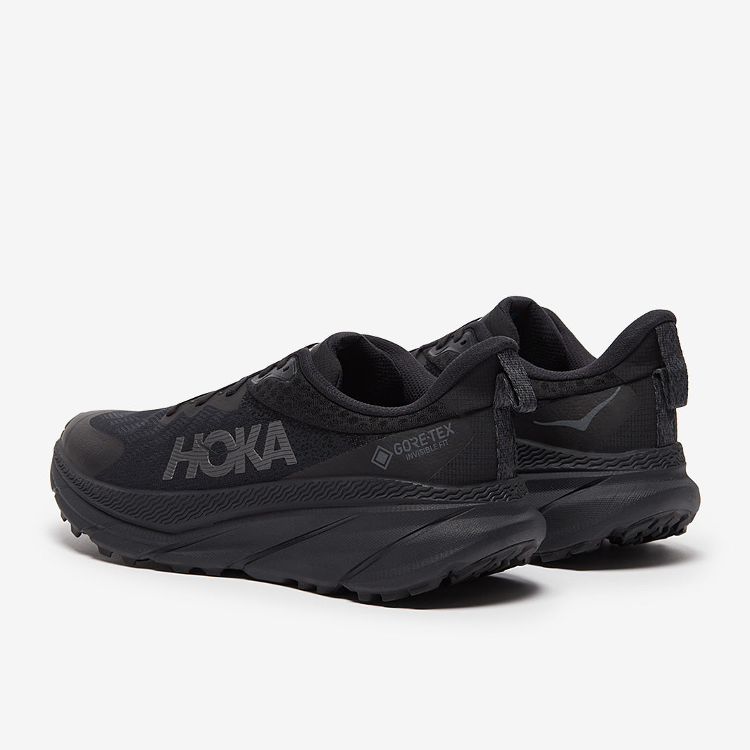 challenger × DAIWA GORE-TEX BLACK Hoka Challenger 7 Gore-TEX - Black/Black - Mens Shoes