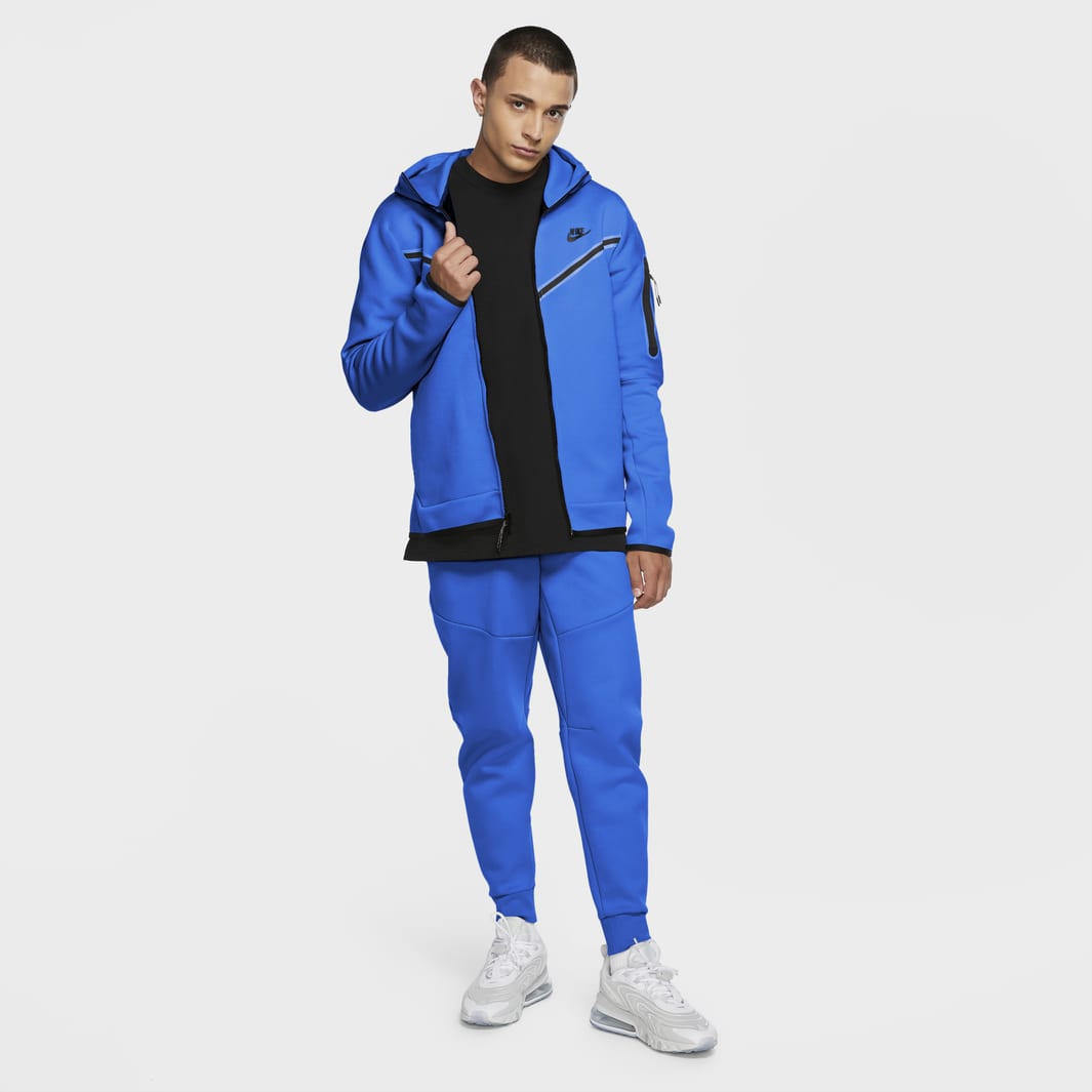 Nike Sportswear Tech Fleece Full-Zip Hoodie - Game Royal/Black