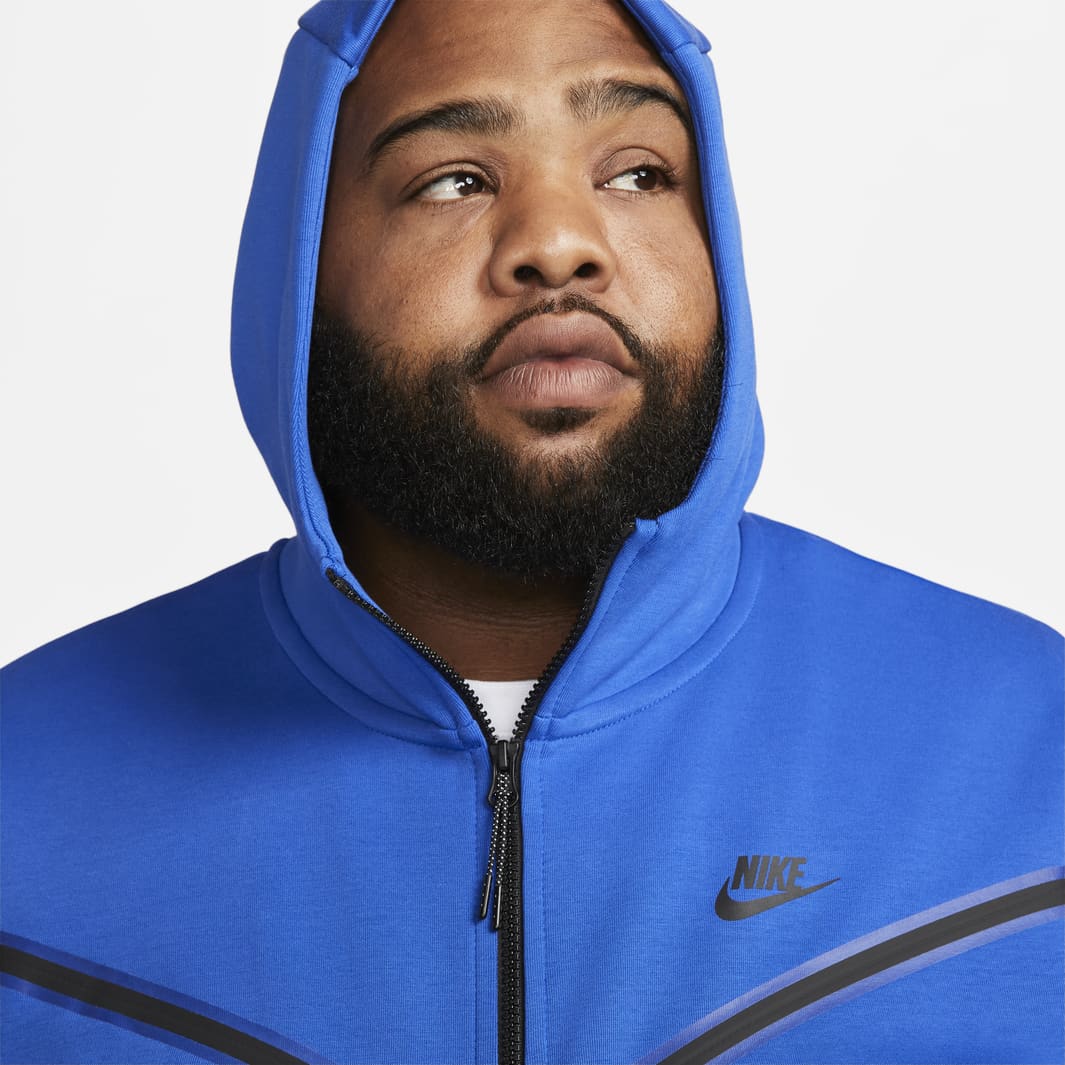 Nike Sportswear Tech Fleece Full-Zip Hoodie - Game Royal/Black