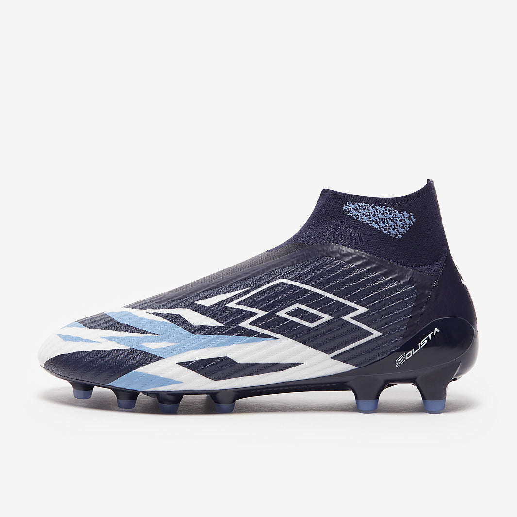 Lotto Solista 100 VI Gravity FG - Navy Blue/All White/Cornflower -