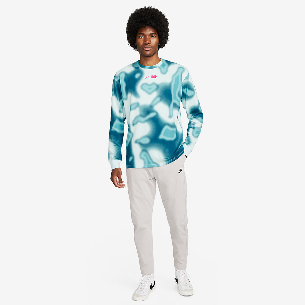 Nike One Naomi Osaka Collection Long Sleeve T-Shirt - Glacier Blue