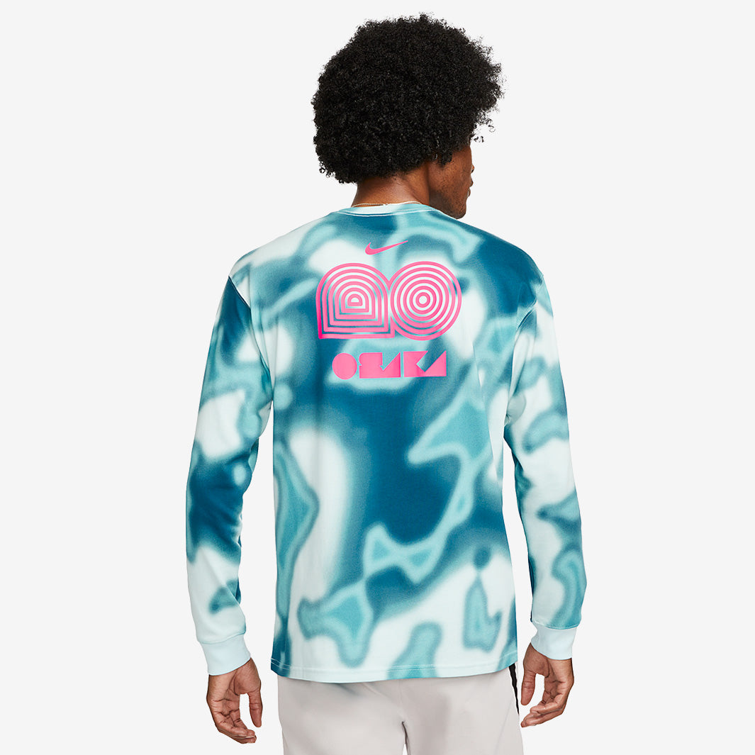 Nike One Naomi Osaka Collection Long Sleeve T-Shirt - Glacier Blue