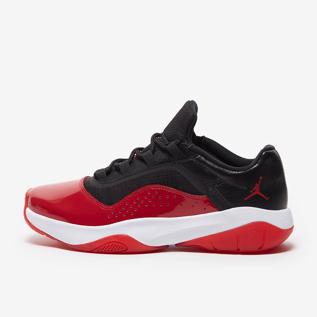 Womens Air Jordan 11 Comfort Low - Black/Gym Red/White - Womens Shoes