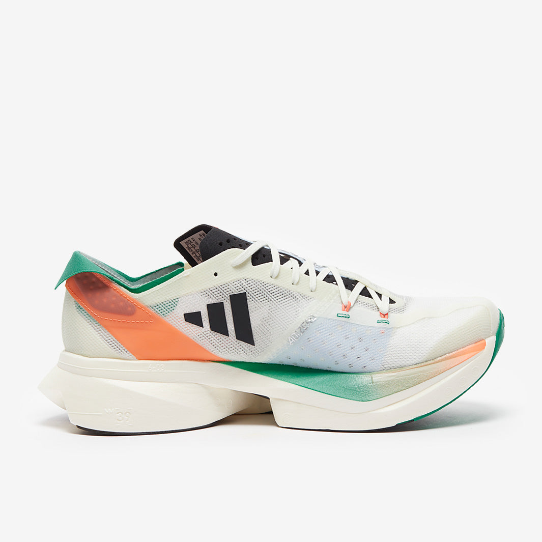 adidas adizero adios Pro 3 - White Tint/Core Black/Coral Fusion