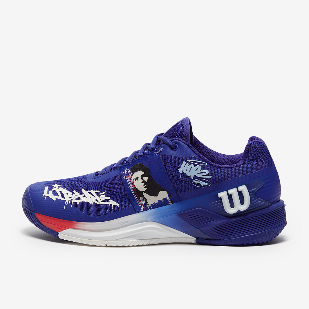 Wilson Rush Pro 4.0 Hope Paris M - Bluing/White/Infrared - Mens Shoes