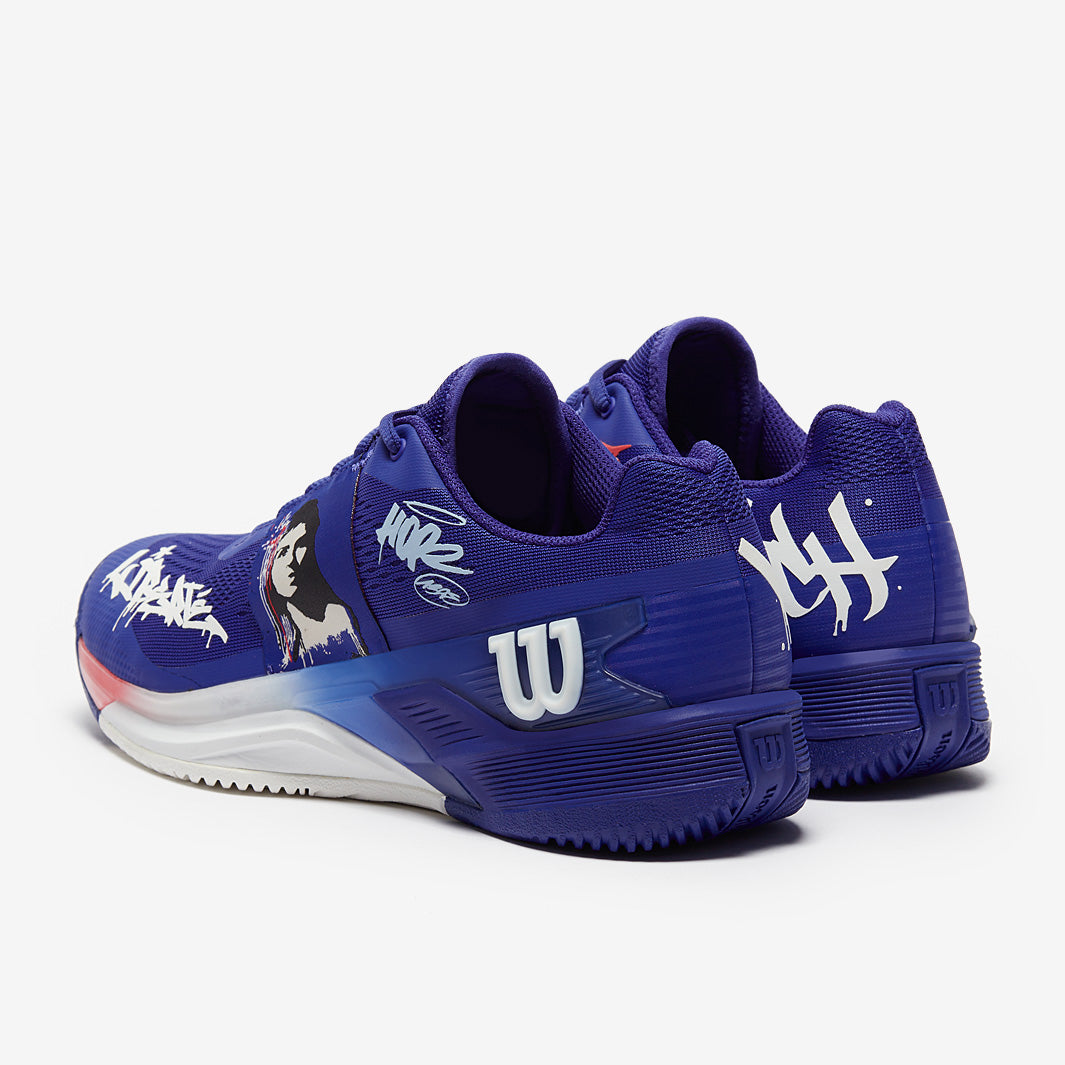Wilson Rush Pro 4.0 Hope Paris M - Bluing/White/Infrared - Mens Shoes
