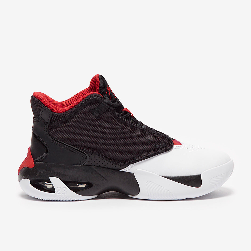 Jordan Max Aura 4 Older Kids (GS) - Black/Gym Red/White - Boys Shoes