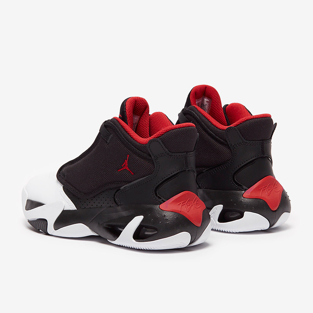 Jordan Max Aura 4 Older Kids (GS) - Black/Gym Red/White - Boys Shoes