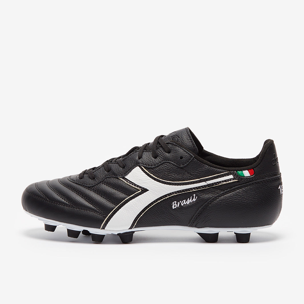 Diadora Brasil Made In Italy OG LT + MDPU - Black/White - Mens Boots