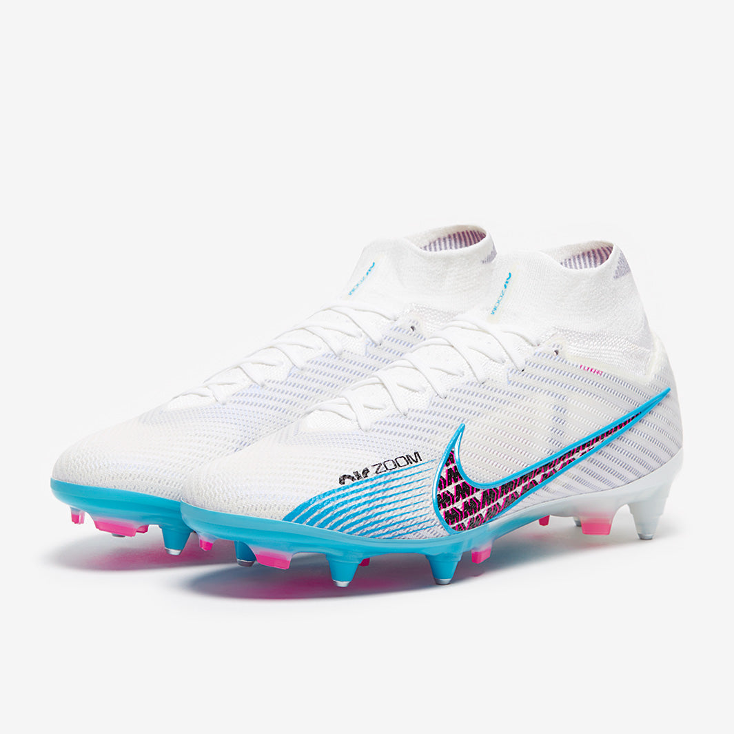 Nike Air Zoom Mercurial Superfly IX Elite Pro SG Anti-Clog - White
