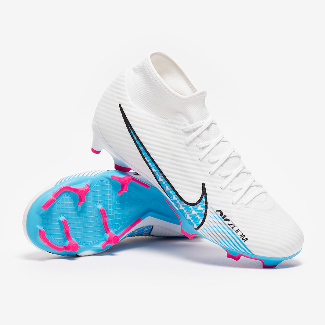 Nike Air Zoom Mercurial Superfly IX Academy MG - White/Baltic Blue